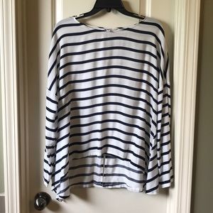 Jack by B.B. Dakota navy and white top